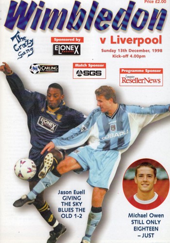 Match programme